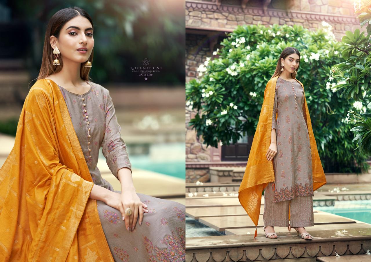Naqsh Fancy Festive Wear Heavy Muslin SIlk Designer Salwar Suit Collection